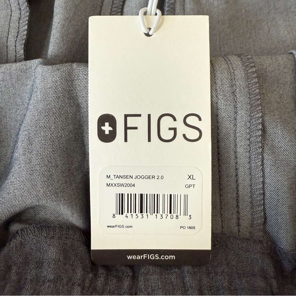 NWT FIGS Tansen Jogger 2.0 Men’s Size XL | Grey - Picture 15 of 16